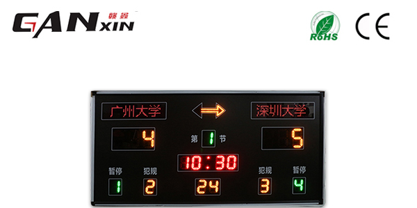 籃球電子計分器有哪些配件？