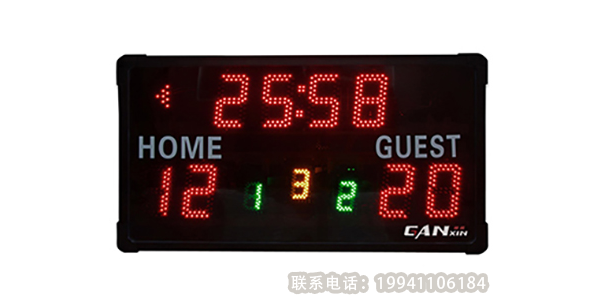 為什么設計籃球賽計時計分器